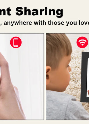 WiFi Digital Photo Frame 10.1 Inch 32GB Smart Digital Picture Frame with 1280x800 HD Touch Screen Digital Frame Christmas Gift