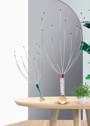 1PC Random Color Pet Massage Claw Head Massager Head Scratching Octopus Scalp Non Soul Extractor Divine Tool For Extracting