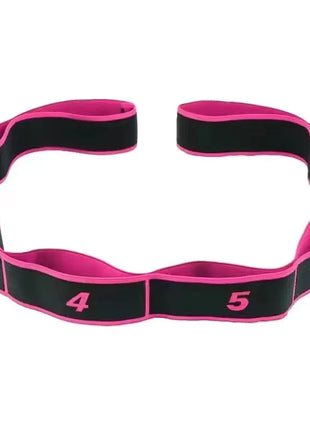 8 Section Style Dance Yoga Stretching Belt Pilates Fitness Tension Digital Elasticity Latin Elastic Stretch Resistance Band