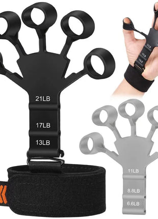 Hand Grip Strengthener Physical Tools Guitar Finger Trainer Training and Exercise Gym 6th Level Resistance Gripster Expander