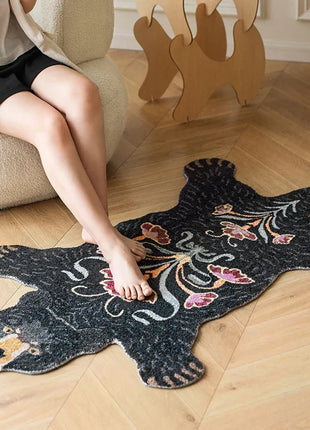 ECO Friendly Material Art Animal Carpet Luxury Living Room Decorative Carpets Comfortable Soft Bedroom Rug Balcony Rugs Tapis IG