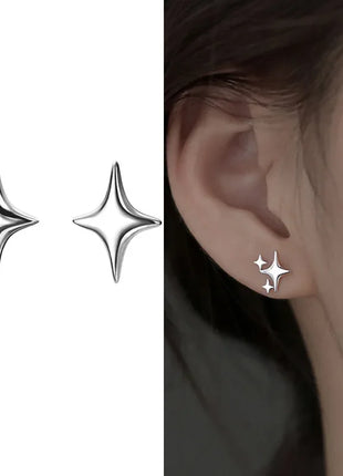 925 Sterling Silver Earrings For Women Fashion Korean Heart Chain  Drop Earring Jewelry Prevent Allergy Party Accessories Gifts