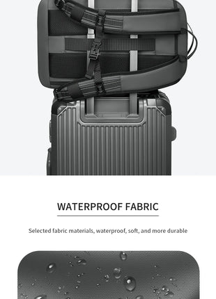 Men Travel Backpack vacuum compression 17 inch Laptop Backpack Business Large Capacity school Backpack Expanded Hiking backpack