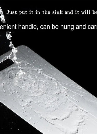 Titanium Cutting Boards for Kitchen Stainless Board 304 Steel Thickened Double Sided Food Grade Portable Fruit Meat Chopping