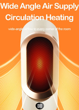 Portable Heater Electric Fan Heater Mini Radiator Desktop Warmer Machine For Winter PTC Ceramic Heating For Home Bedroom Office