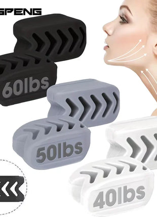 40/50/60LBS Silicone Jaw Exerciser Ball Detachable Jaw Trainer Face Facial Muscle Trainer Jaw Chew Ball Training