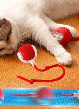Automatic Rolling Ball Interactive Ball Cat Toys Pet Supplies Electric Dog Training Cat Teaser simulated Rat Rechargeable