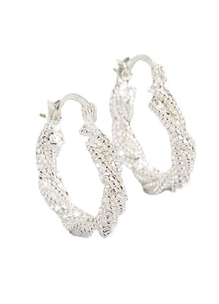 BF CLUB 925 Sterling Silver Sparckling Earrings For Women Trendy Earring Jewelry Prevent Allergy Party Accessories Gift