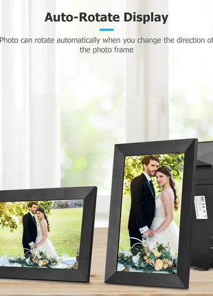 Frameo Digital Picture Frame 10.1 Inch 32GB/64GB Smart WiFi digital photo frame with 1280x800 IPS HD Touch Screen Wall Mountable