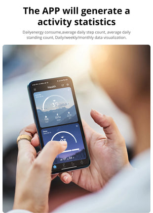 COLMI R10 Smart Ring with Charging Case for Men Women, Health and Sleep Monitor, 5ATM Waterproof, Multi-sport Mode