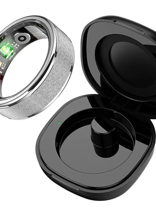 COLMI R10 Smart Ring with Charging Case for Men Women, Health and Sleep Monitor, 5ATM Waterproof, Multi-sport Mode