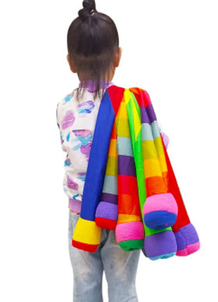 Children's Parent-child Interaction Hand Throwing Ribbon Rainbow Ball Outdoor Toys Sports Meteor Planet Sandbag Sensory Training