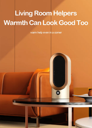 Portable Heater Electric Fan Heater Mini Radiator Desktop Warmer Machine For Winter PTC Ceramic Heating For Home Bedroom Office