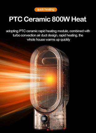 Portable Heater Electric Fan Heater Mini Radiator Desktop Warmer Machine For Winter PTC Ceramic Heating For Home Bedroom Office
