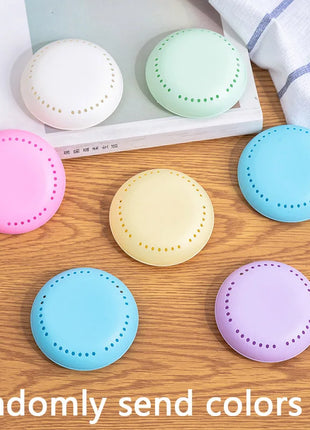 10pcs Toilet Air Deodorant Solid Round Fisher Aromatherapy Fragrance Lasting Deodorization Toilet Bedroom Wardrobe Car Home