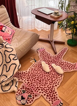 ECO Friendly Material Art Animal Carpet Luxury Living Room Decorative Carpets Comfortable Soft Bedroom Rug Balcony Rugs Tapis IG