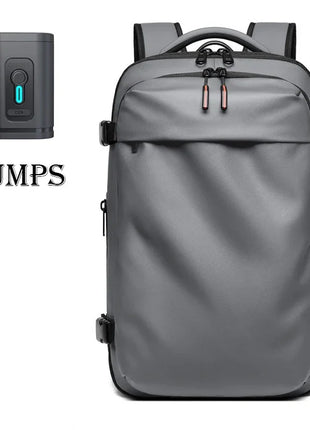 Men Travel Backpack vacuum compression Laptop Backpack 17 inch Extended Large Capacity school Backpack Hiking Business backpack