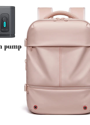 Travel casual Backpack 16 inch vacuum compression Laptop Backpack USB charging school Backpack Extended Hiking Business backpack