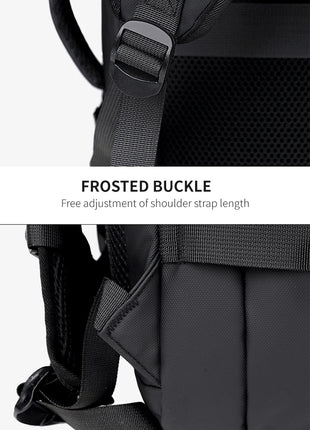 Men's Backpack for Business Trips, Large Capacity, Expandable, Multifunctional Vacuum Compression Travel Backpack for Men