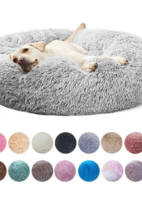 Super Soft Pet Cat Bed Plush Full Size Washable Calm Bed Donut Bed Comfortable Sleeping Artifact Suitable For All Kinds Of Cats