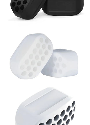 1/2Pcs Large Jaw Exerciser Fitness Jawline Muscle Training Double Chin Reducer Neck Face Slimming Mouth Jawliner Silicone Chew