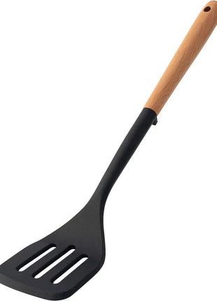 NEW Silicone Spatula Non Stick Pan Wooden Handle Silicone Vegetable Heat-resistant Silicone Cooking Spatula Spoon Kitchen tool