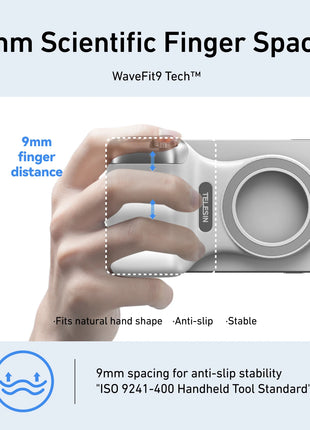 TELESIN Phone Camera Shoot Hand Grip Magnetic Smart Phone Holder Shooting Aid Remote Control Handle For Iphone Android Phone