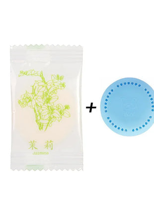 10pcs Toilet Air Deodorant Solid Round Fisher Aromatherapy Fragrance Lasting Deodorization Toilet Bedroom Wardrobe Car Home