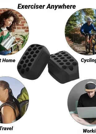 1/2Pcs Large Jaw Exerciser Fitness Jawline Muscle Training Double Chin Reducer Neck Face Slimming Mouth Jawliner Silicone Chew