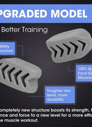 40/50/60LBS Silicone Jaw Exerciser Ball Detachable Jaw Trainer Face Facial Muscle Trainer Jaw Chew Ball Training