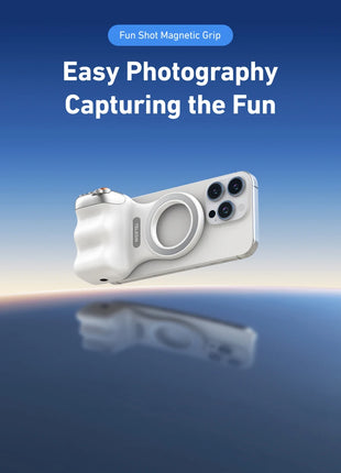 TELESIN Phone Camera Shoot Hand Grip Magnetic Smart Phone Holder Shooting Aid Remote Control Handle For Iphone Android Phone