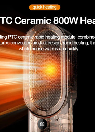 Portable Heater Electric Fan Heater Mini Radiator Desktop Warmer Machine For Winter PTC Ceramic Heating For Home Bedroom Office