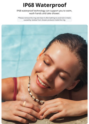 COLMI R10 Smart Ring with Charging Case for Men Women, Health and Sleep Monitor, 5ATM Waterproof, Multi-sport Mode