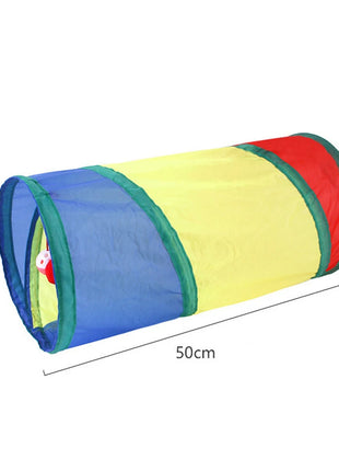 Cat Tunnel Pet Tube Collapsible Play Toy Indoor Outdoor Kitty Puppy Toys for Puzzle Exercising Hiding Training