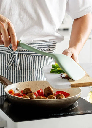 NEW Silicone Spatula Non Stick Pan Wooden Handle Silicone Vegetable Heat-resistant Silicone Cooking Spatula Spoon Kitchen tool