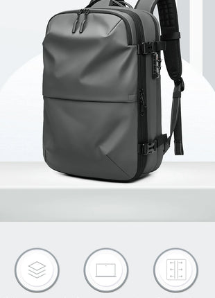 Men Travel Backpack vacuum compression 17 inch Laptop Backpack Business Large Capacity school Backpack Expanded Hiking backpack