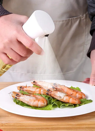 Household Use Oil Bottle Kitchen Home Outdoor Portable Spice Shaker Foggy Air Fryer Oil Kettle Things Spray Tools Gadgets Dining