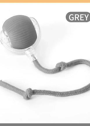 Cat Interactive Ball Toys Automatic Rolling Ball Faux Tail Rechargeable Smart Pet Electric Toy Dog Cat Training Imitate Mouse