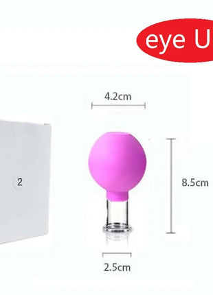 Slimming Face Sucker Suction Cup Vacuum Cupping Jar Cellulite Massager For Beauty Facial Eye Chineses Cupping Acupuncture