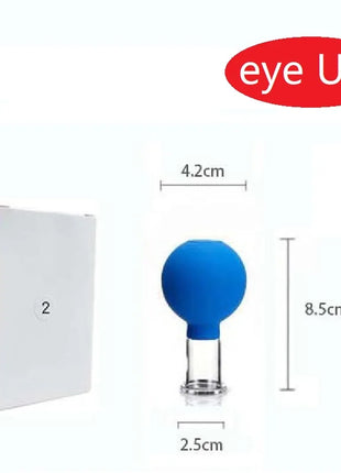 Slimming Face Sucker Suction Cup Vacuum Cupping Jar Cellulite Massager For Beauty Facial Eye Chineses Cupping Acupuncture