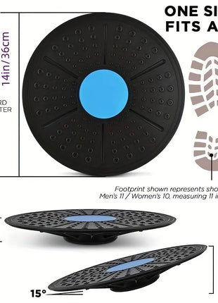 1 Pc Yoga Balance Board, Fitness Training Pedal, Sensory Training Balance Board, Fitness Equipment For Sensory Rehabilitation ﻿