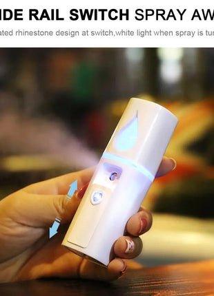 1PCS/3PCS 20ml Face Steamer Air Humidifier Facial Sprayer Nebulizer Hydrating Anti-aging Nano Wrinkle Women Beauty Skin Care