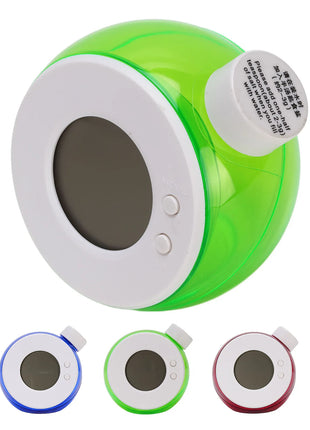Water Powered LED Digital Alarm Clock Quiet Water Energy Clock Eco Conscious Clock For Nightstand Bedroom Office Living Room