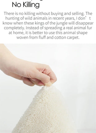ECO Friendly Material Art Animal Carpet Luxury Living Room Decorative Carpets Comfortable Soft Bedroom Rug Balcony Rugs Tapis IG