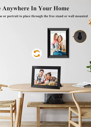 Frameo Digital Picture Frame 10.1 Inch 32GB/64GB Smart WiFi digital photo frame with 1280x800 IPS HD Touch Screen Wall Mountable