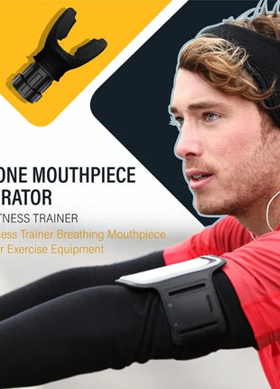 Silicone Breathing Fitness Exercise Equipment Portable Throat Adjustable Resistance Breathing Exercise Device